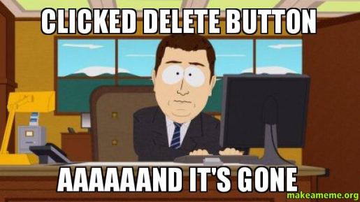 clicked-delete-button